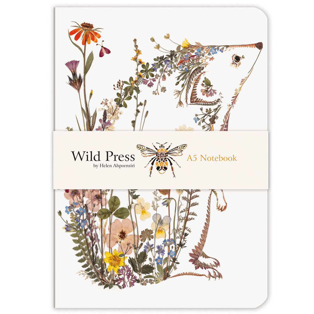 Wild Press Garden Hedgehog A5 Softcover Notebook